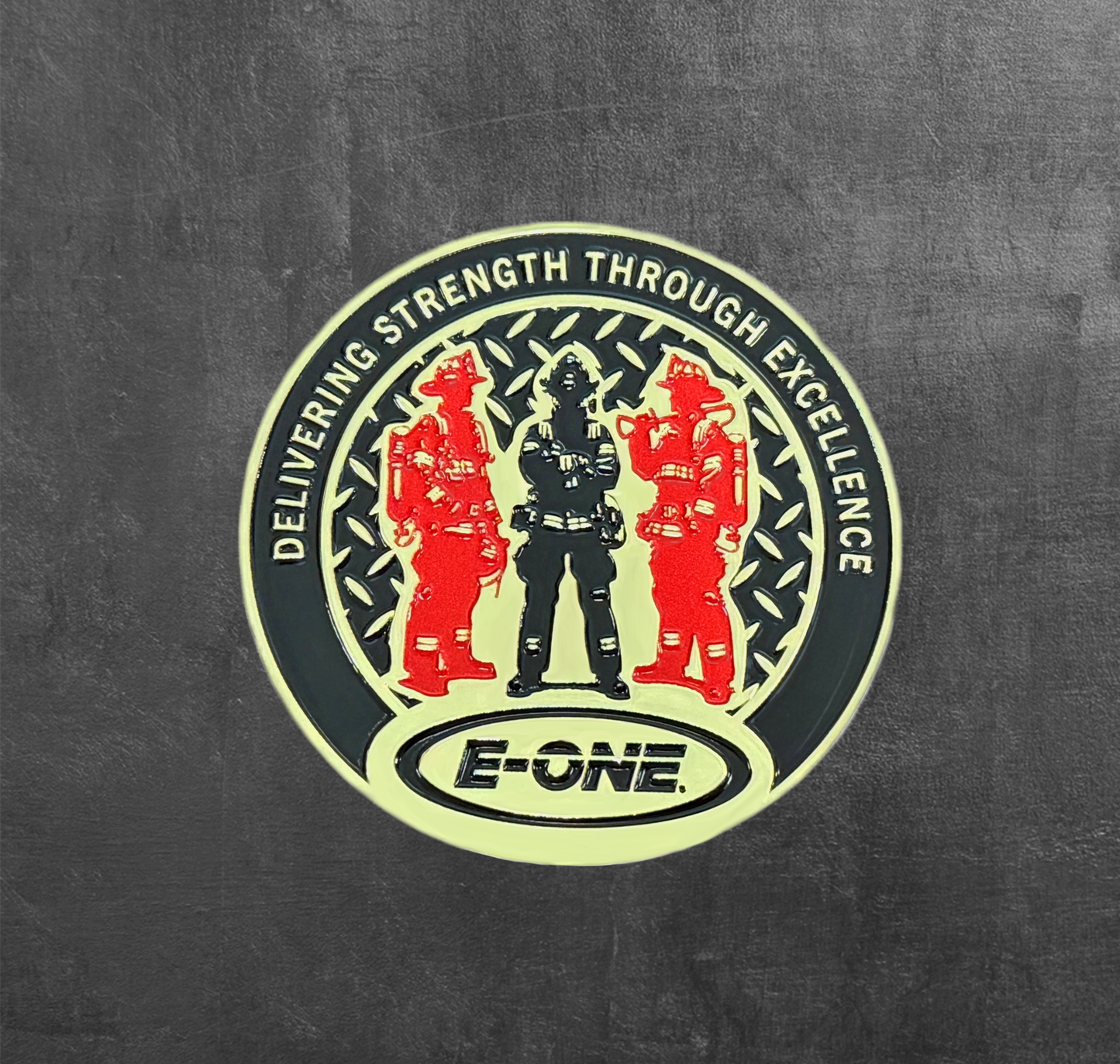 E-ONE Aerial Challenge Coin