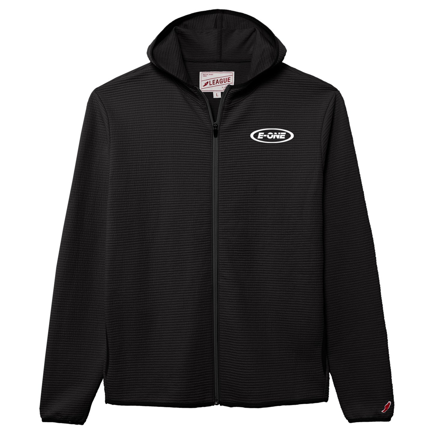 E-ONE Textured Zip Hoodie