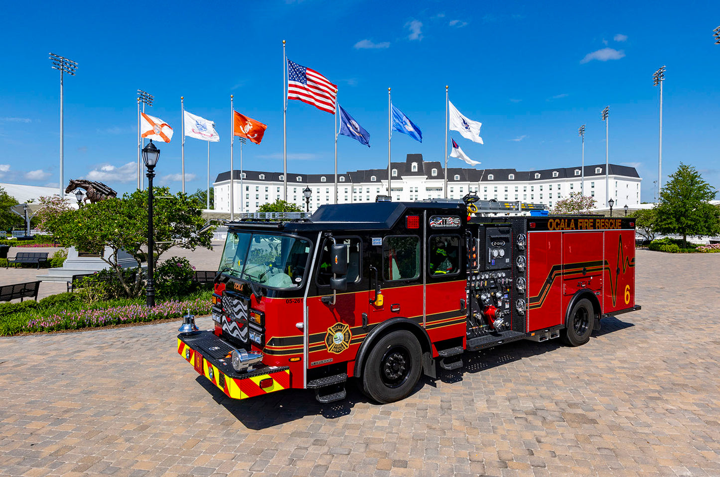 E-ONE Fire Truck Magnet