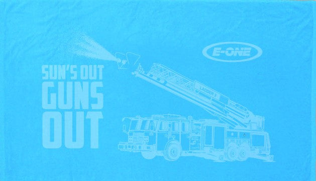 E-ONE Fire Truck Beach Towel