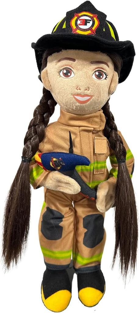 Female Firefighter Plush Doll