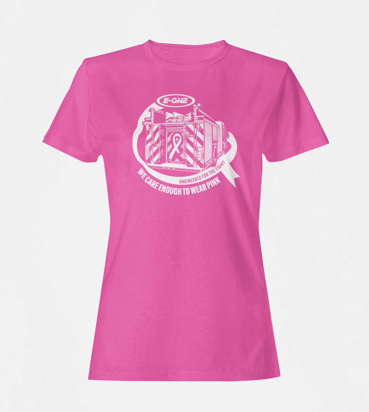 Womens E-ONE Engineered for the Fight - Pink Tees