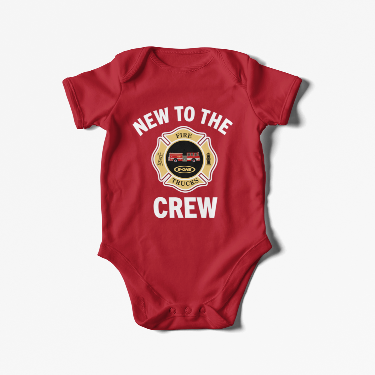 E-ONE New to the Crew Baby Onesie