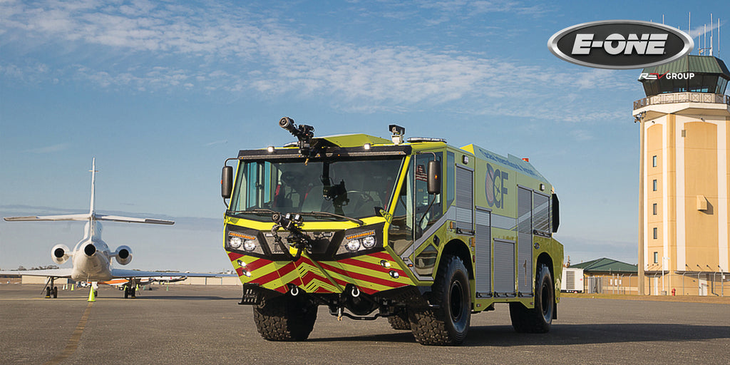 E-ONE Fire Truck Metal Prints