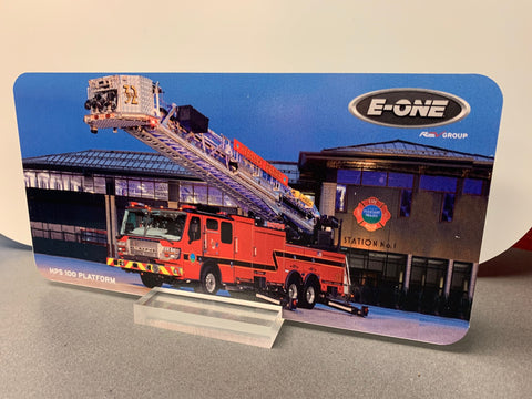 E-ONE Fire Truck Metal Prints