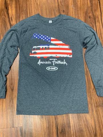 Long-Sleeved E-ONE America's Fire Truck T-Shirt