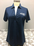 Navy Womans Johnny Collar Shirt