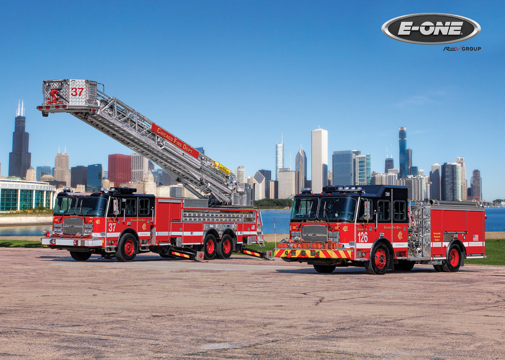 E-ONE Fire Truck Magnet