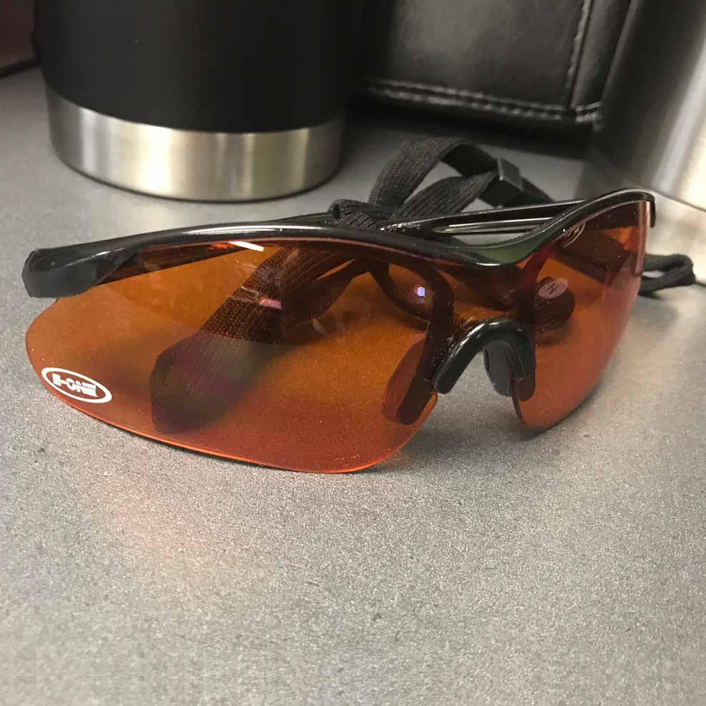Orange ERB Safety Sunglasses