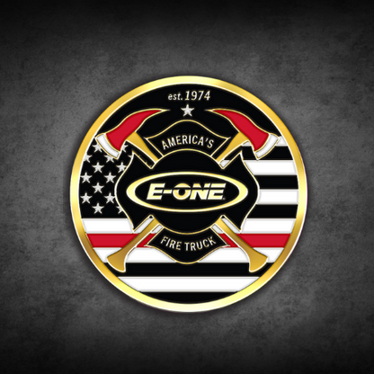 E-ONE Pumper Challenge Coin