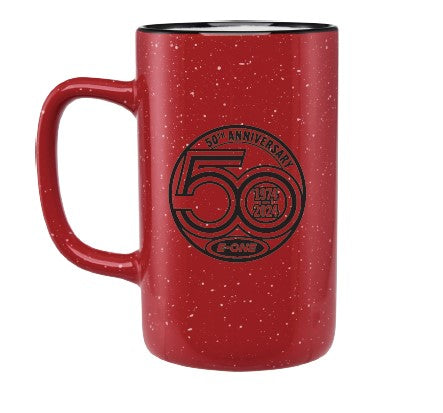 E-ONE 50th Tall Ceramic Mug