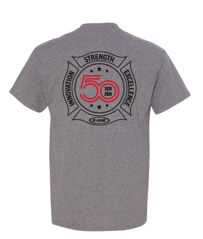 E-ONE 50th Anniversary Maltese Cross T-shirt | Two Colors Available
