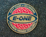E-ONE 50th Anniversary Challenge Coin Display Case Gift Set
