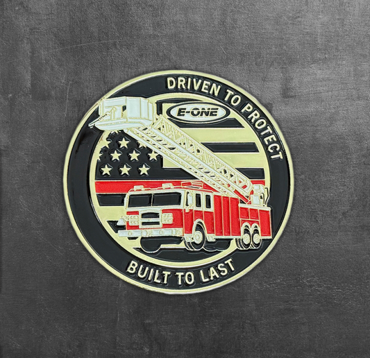 E-ONE Aerial Challenge Coin
