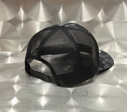 E-ONE Abstract Black Camo Trucker Cap