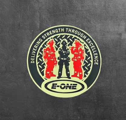 E-ONE Aerial Challenge Coin