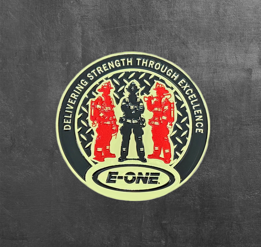 E-ONE Aerial Challenge Coin