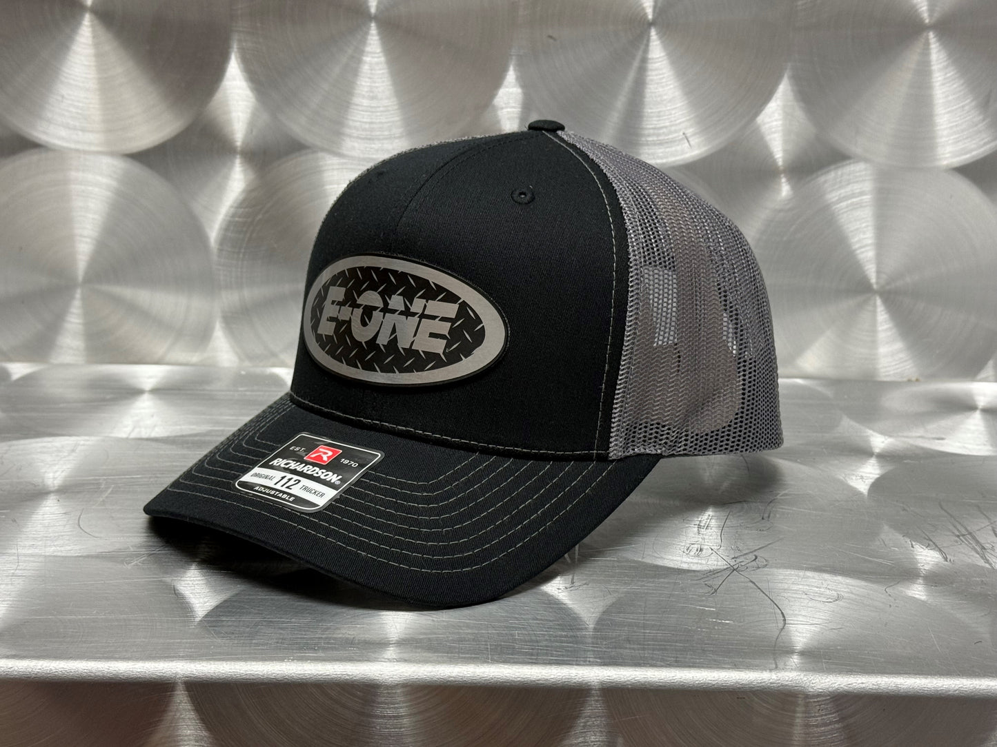 E-ONE Diamond Plate Logo Trucker Cap