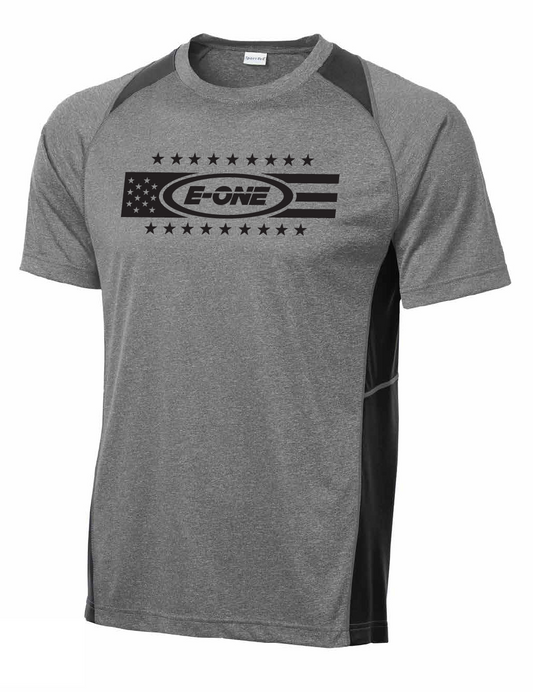Sport-Tek Color Block E-ONE Stars and Stripes T-Shirt | Multiple Colors