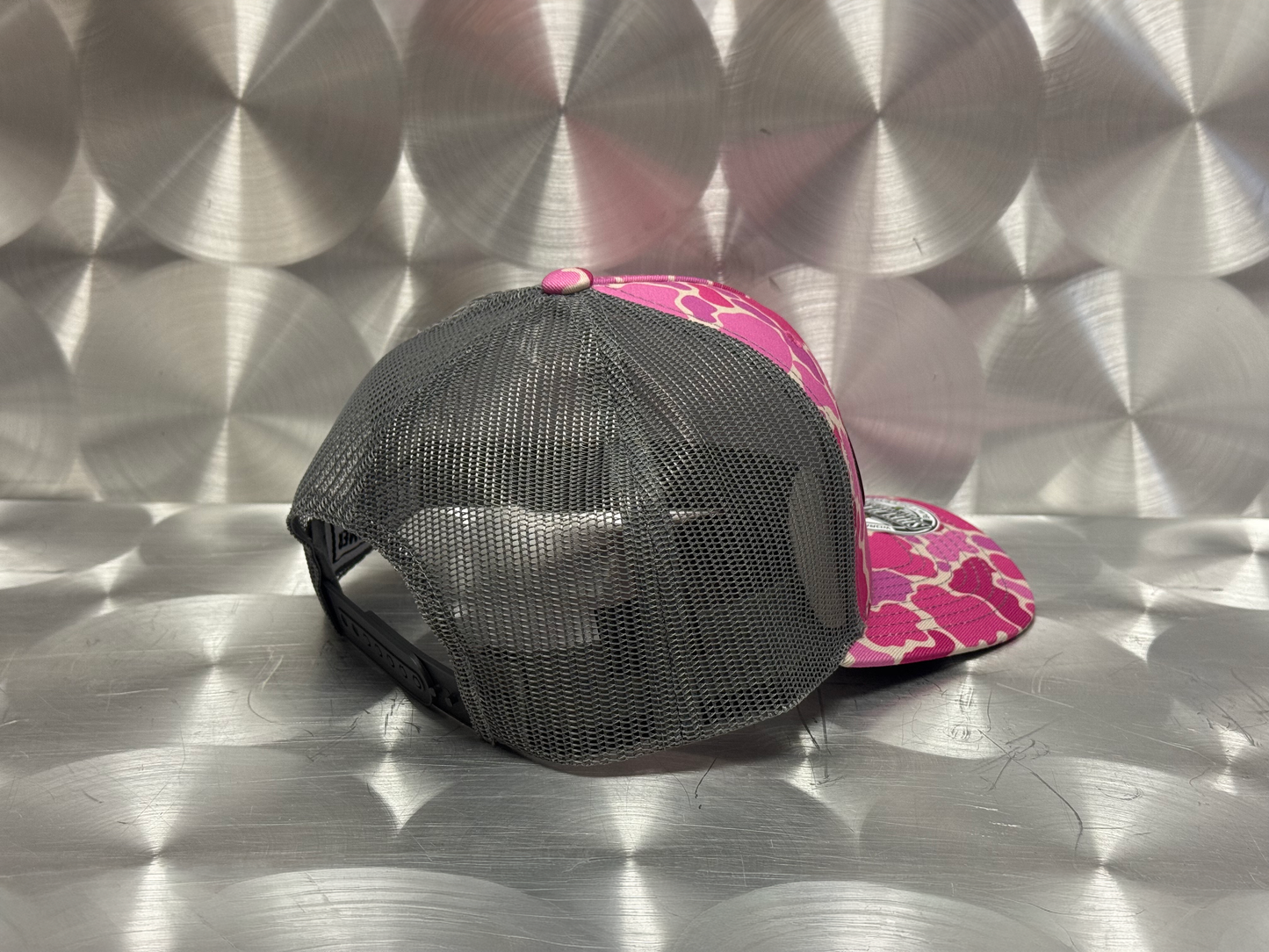 E-ONE Pink Abstract Camo Trucker Cap