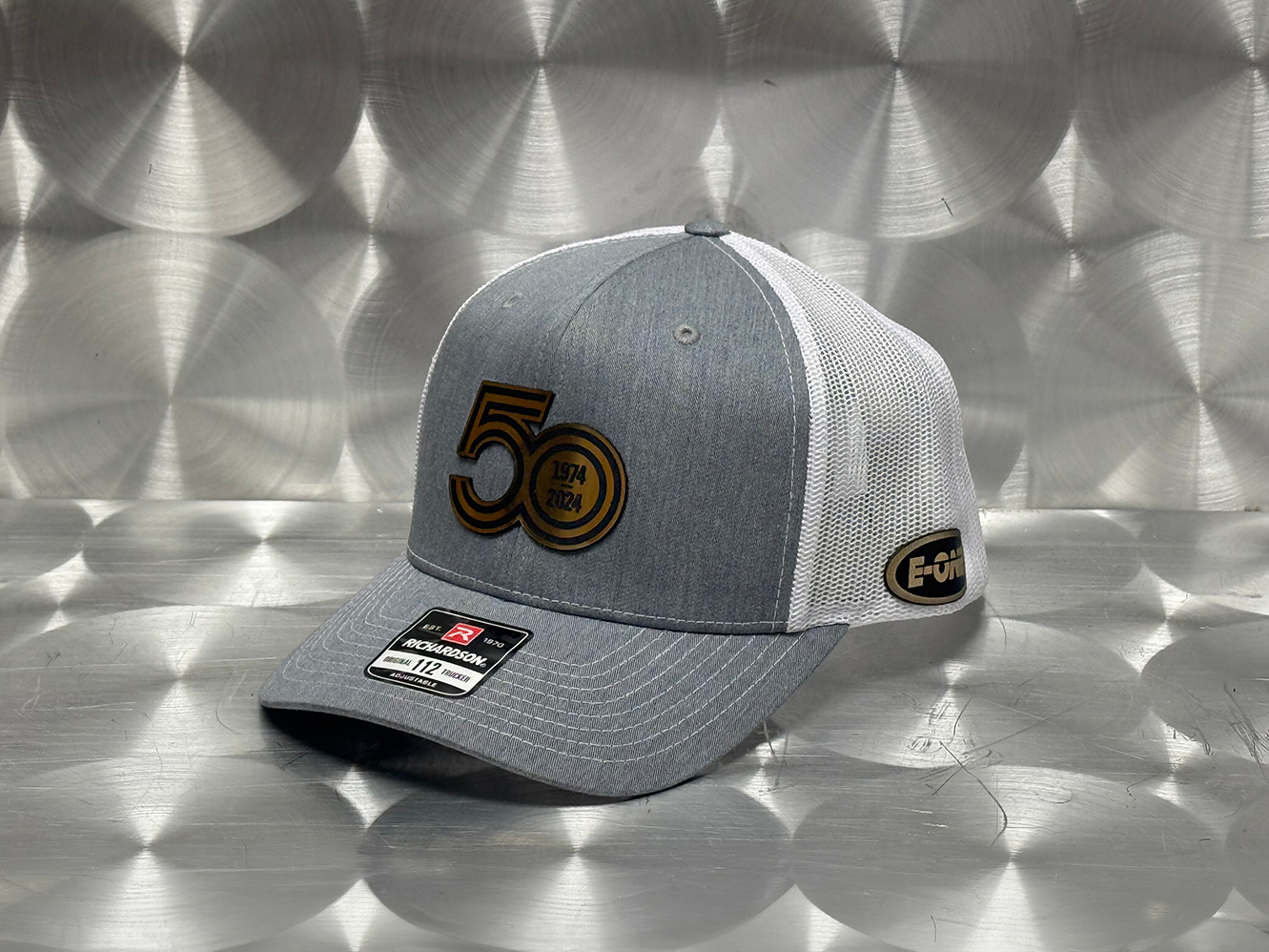 E-ONE Golden 50th Richardson 112 Trucker Cap