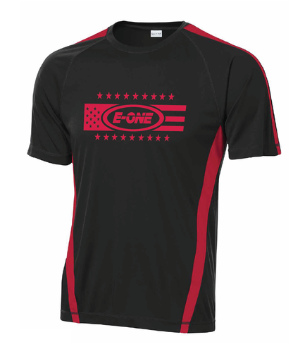 Sport-Tek Color Block E-ONE Stars and Stripes T-Shirt | Multiple Colors