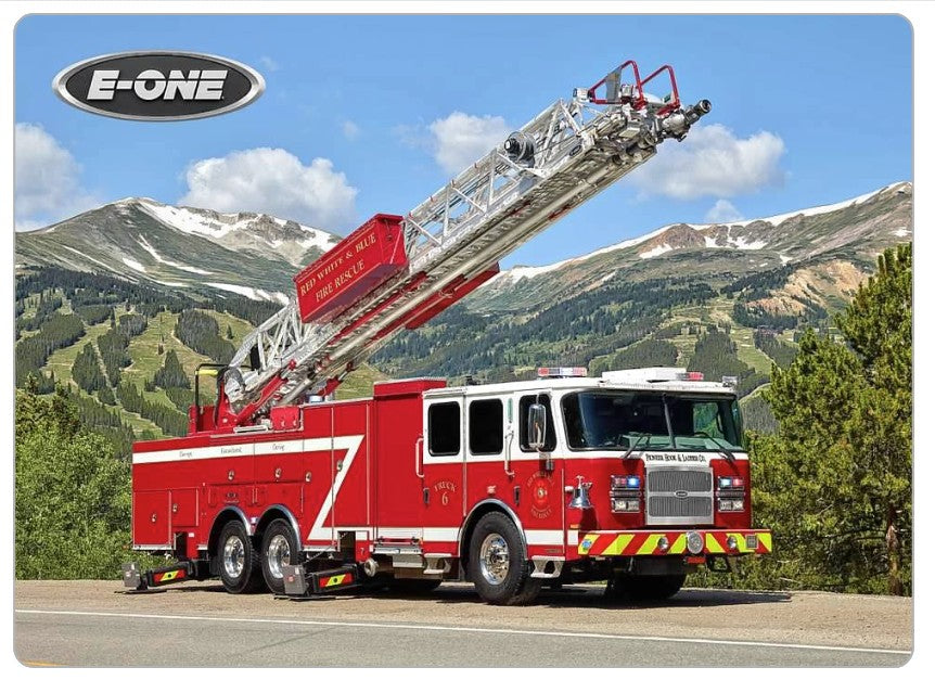 E-ONE Fire Truck Magnet