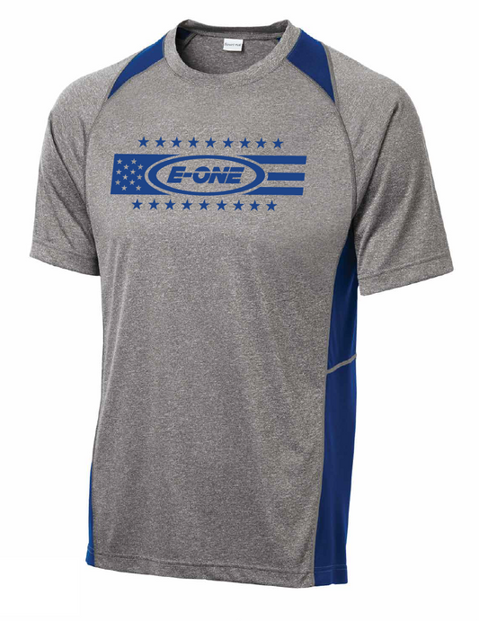 Sport-Tek Color Block E-ONE Stars and Stripes T-Shirt | Multiple Colors