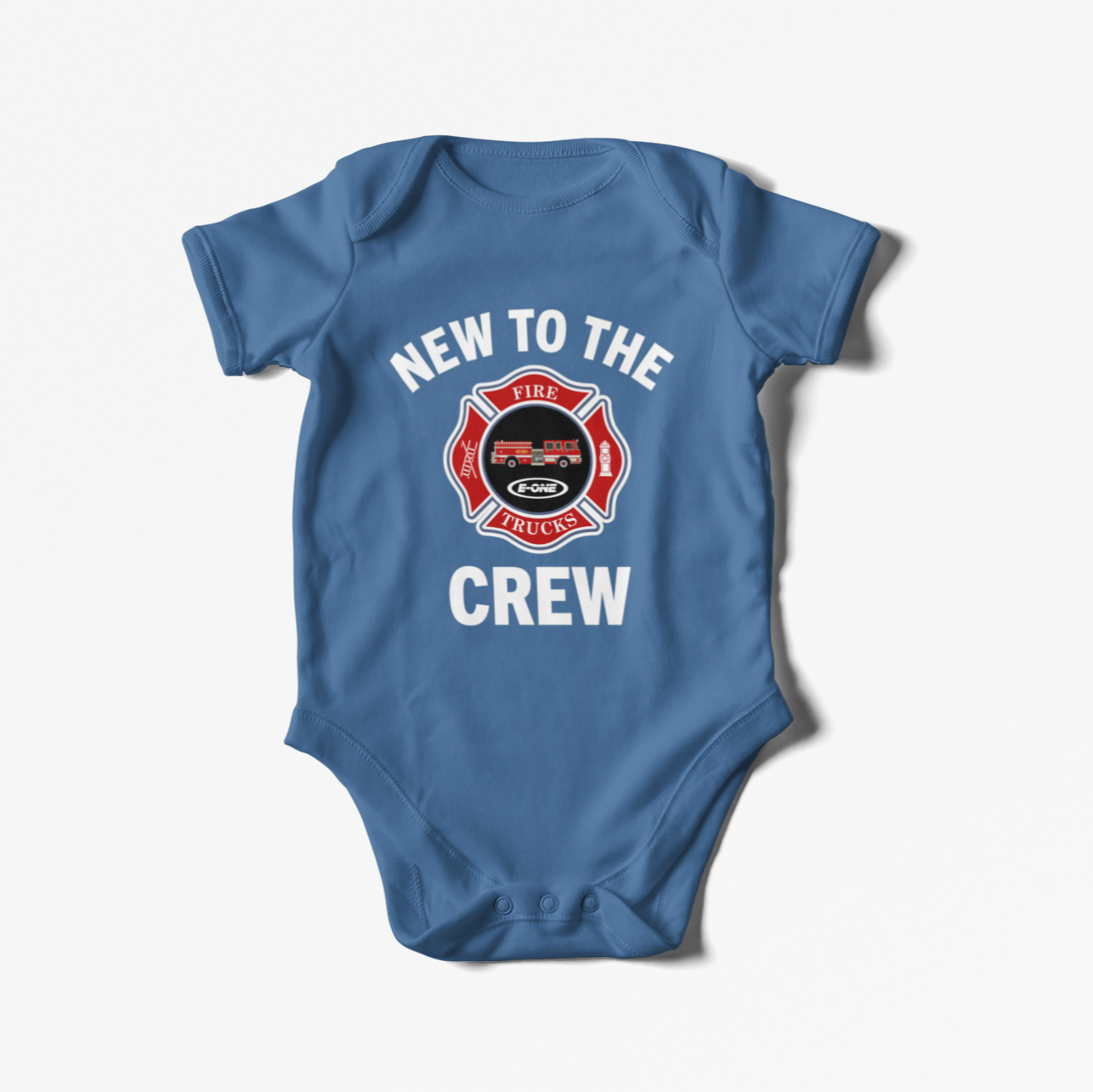 E-ONE New to the Crew Baby Onesie