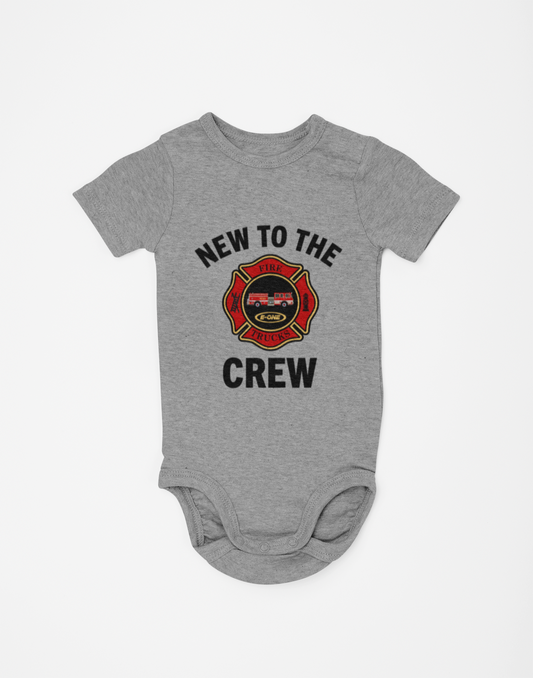E-ONE New to the Crew Baby Onesie