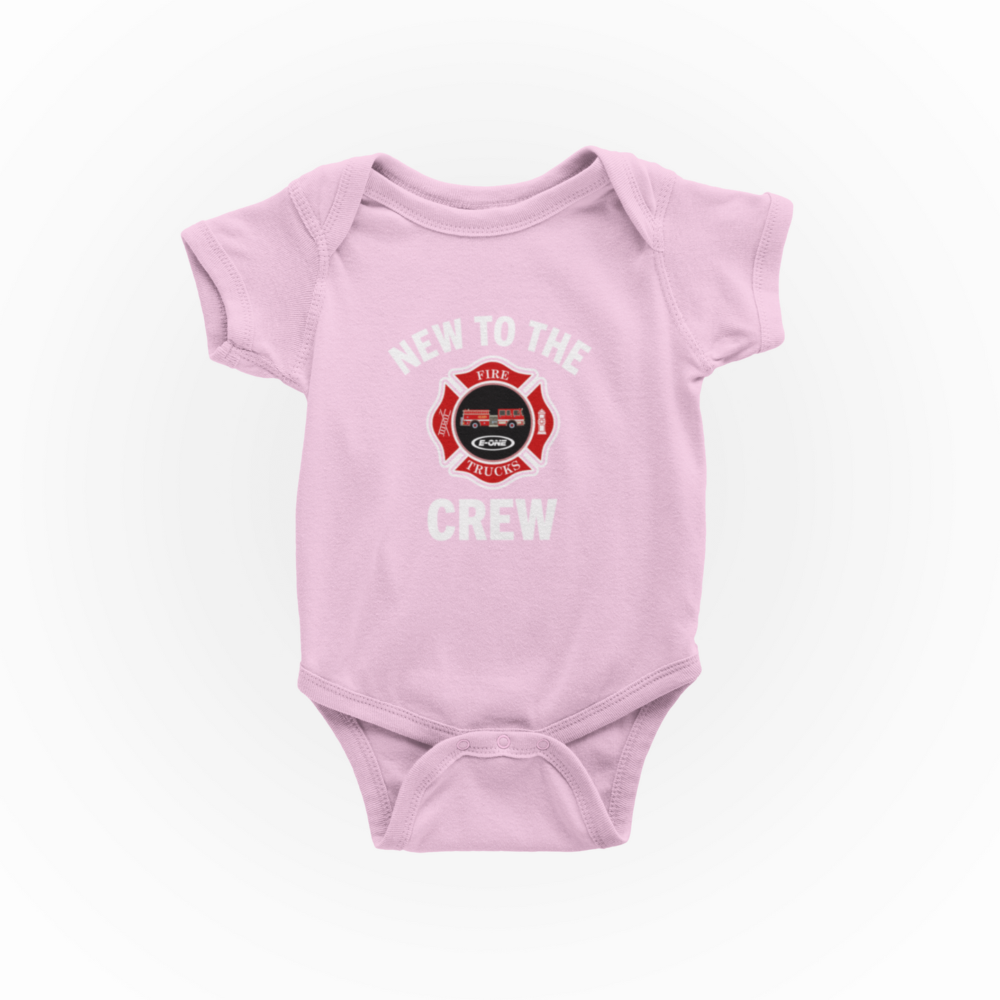 E-ONE New to the Crew Baby Onesie