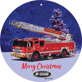 E-ONE Fire Truck Christmas Tree Ornament