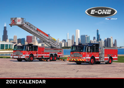 E-ONE Fire Truck Metal Prints