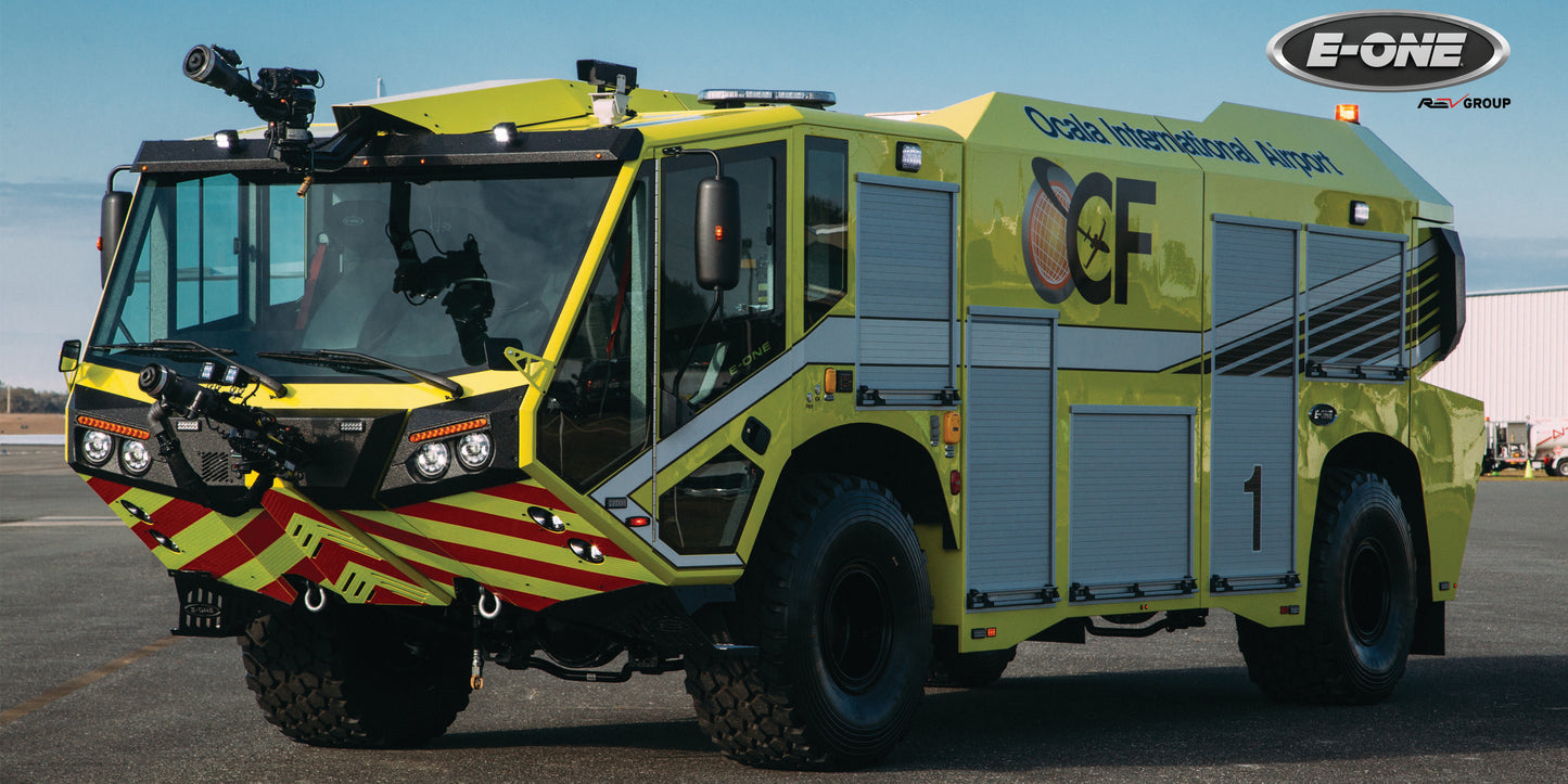 E-ONE Fire Truck Metal Prints