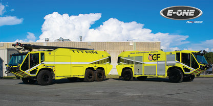 E-ONE Fire Truck Metal Prints