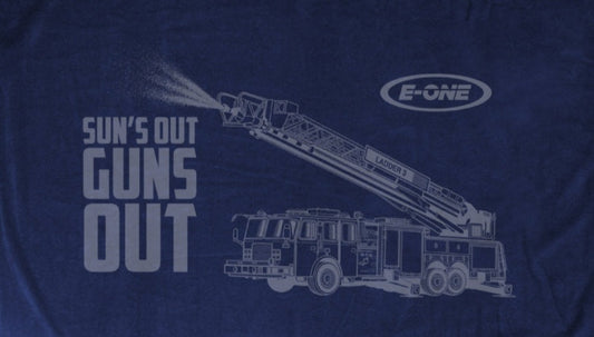 E-ONE Fire Truck Beach Towel