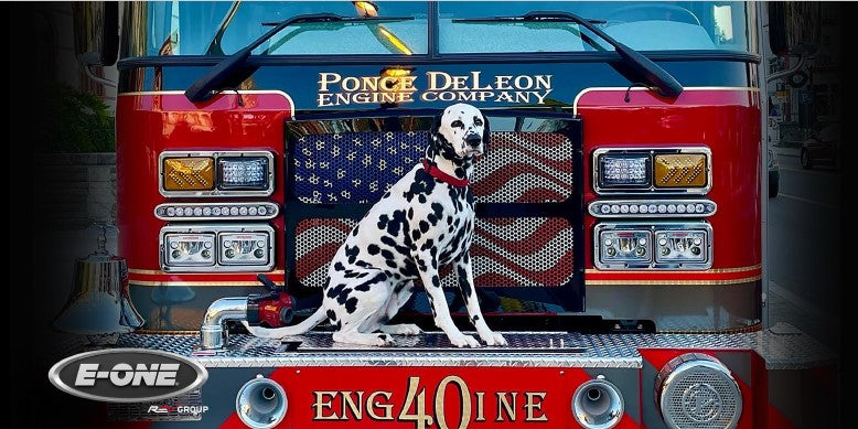 E-ONE Fire Truck Metal Prints