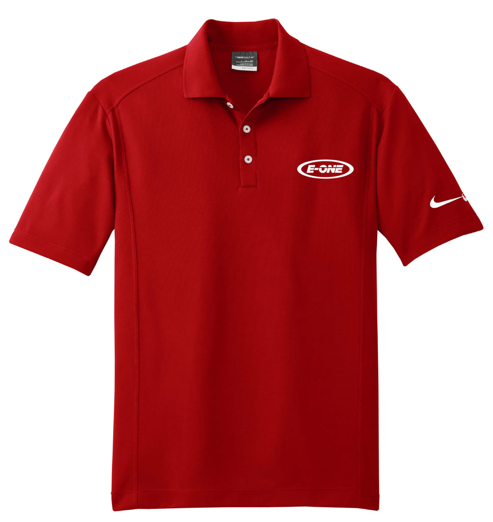 Red nike dri fit outlet polo