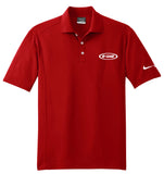 Red Nike Dri-FIt Polo