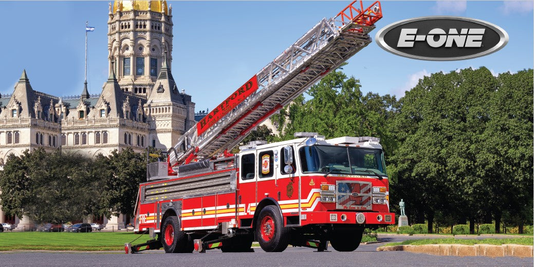 E-ONE Fire Truck Metal Prints