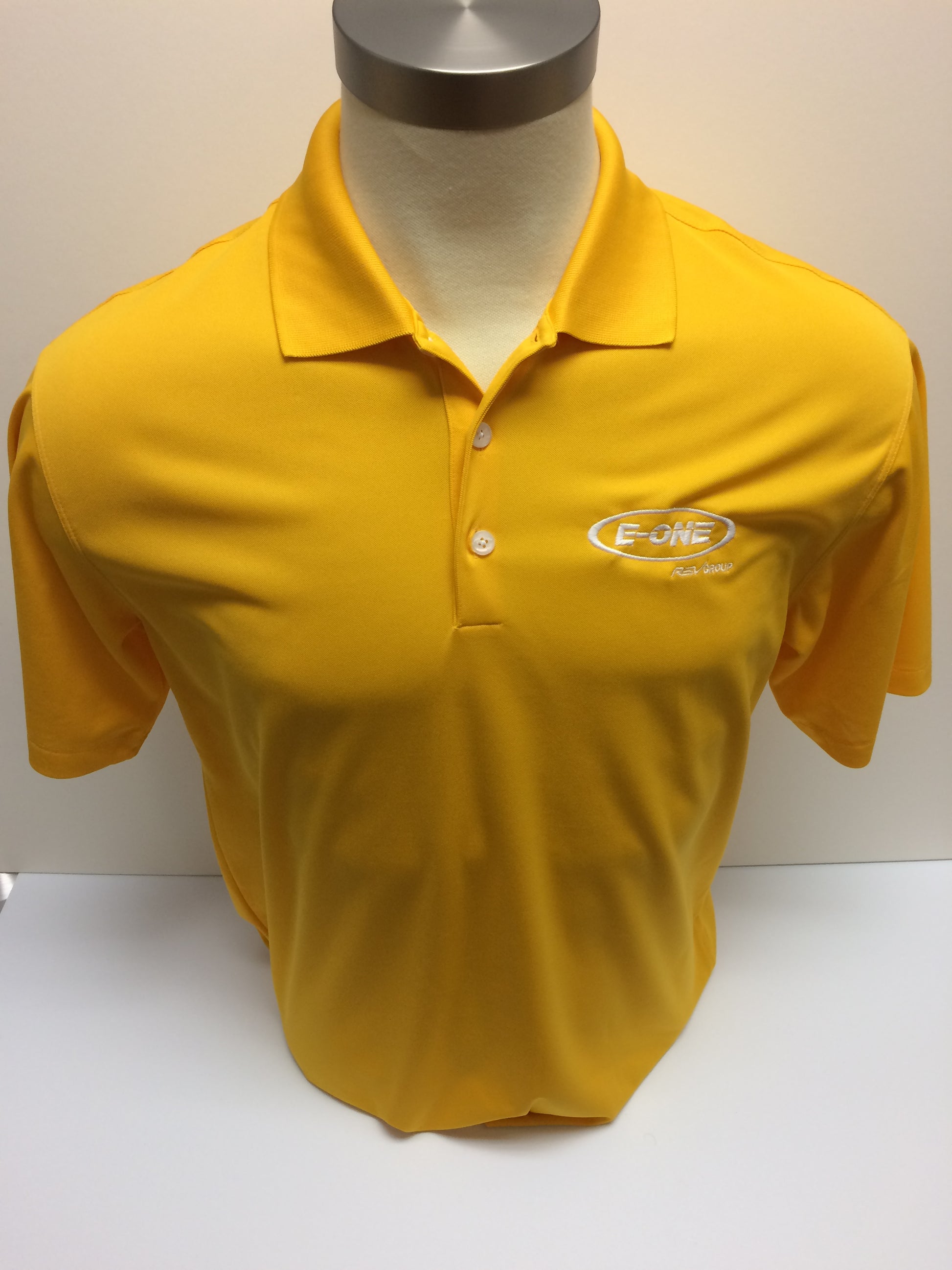 Gold Nike Dri-FIt Polo