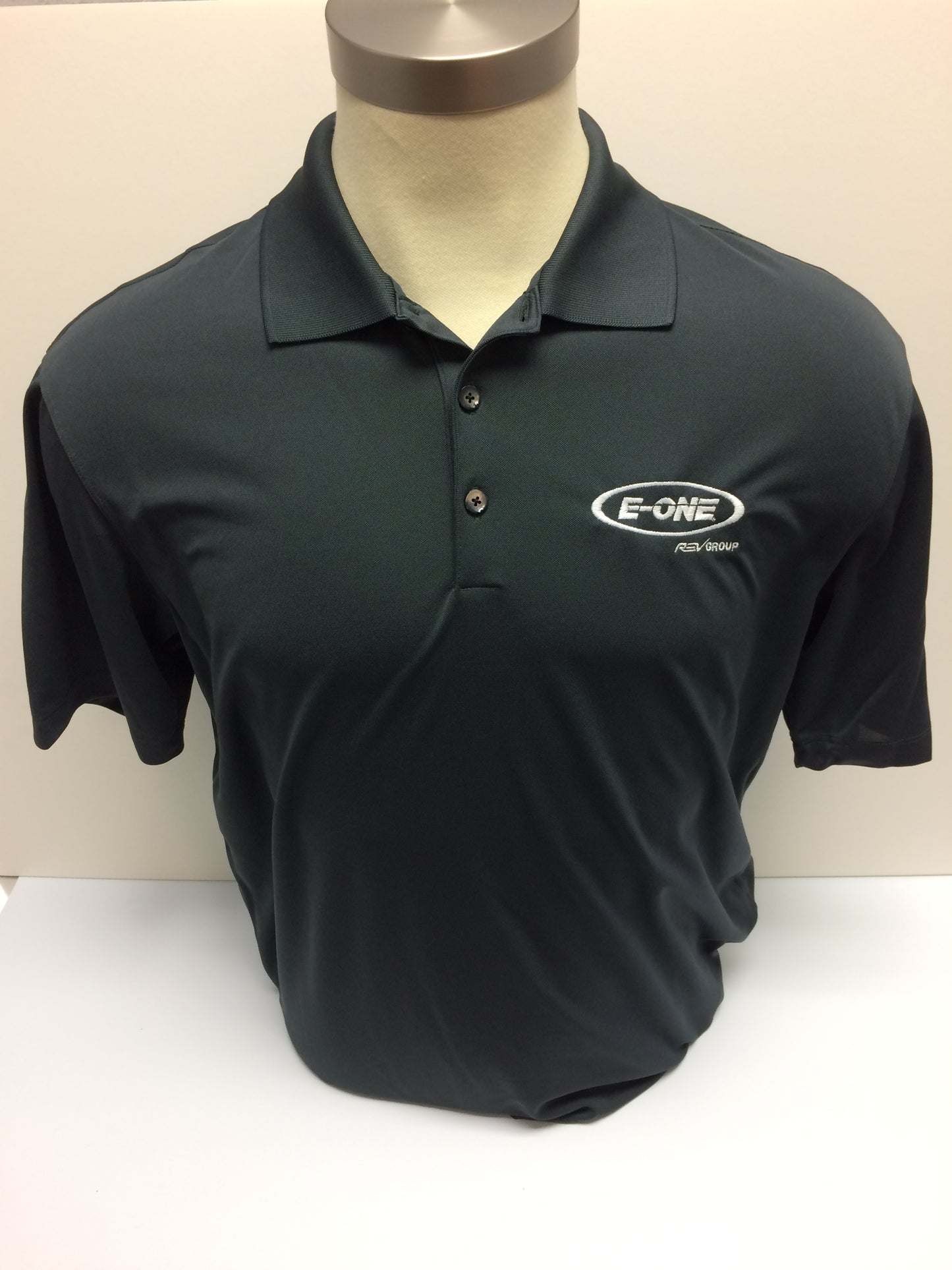 Gray Nike Dri-FIt Polo