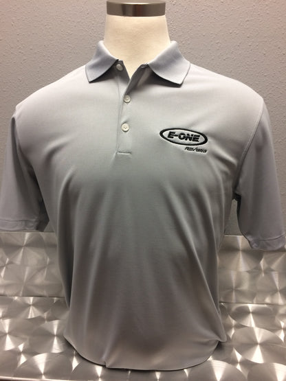 Light Gray Nike Dri-FIt Polo