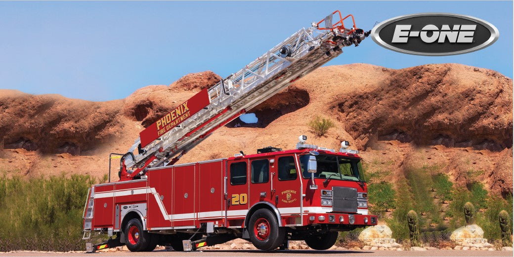 E-ONE Fire Truck Metal Prints
