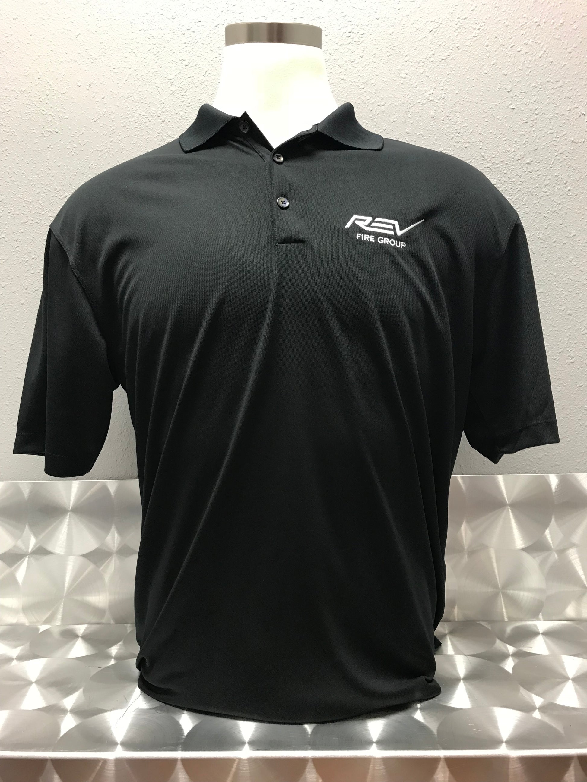 Black REV Group Polo