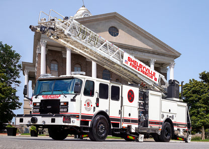 E-ONE Fire Truck Metal Prints