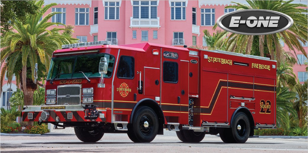E-ONE Fire Truck Metal Prints