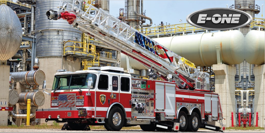 E-ONE Fire Truck Metal Prints