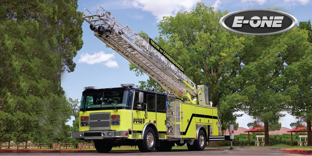 E-ONE Fire Truck Metal Prints