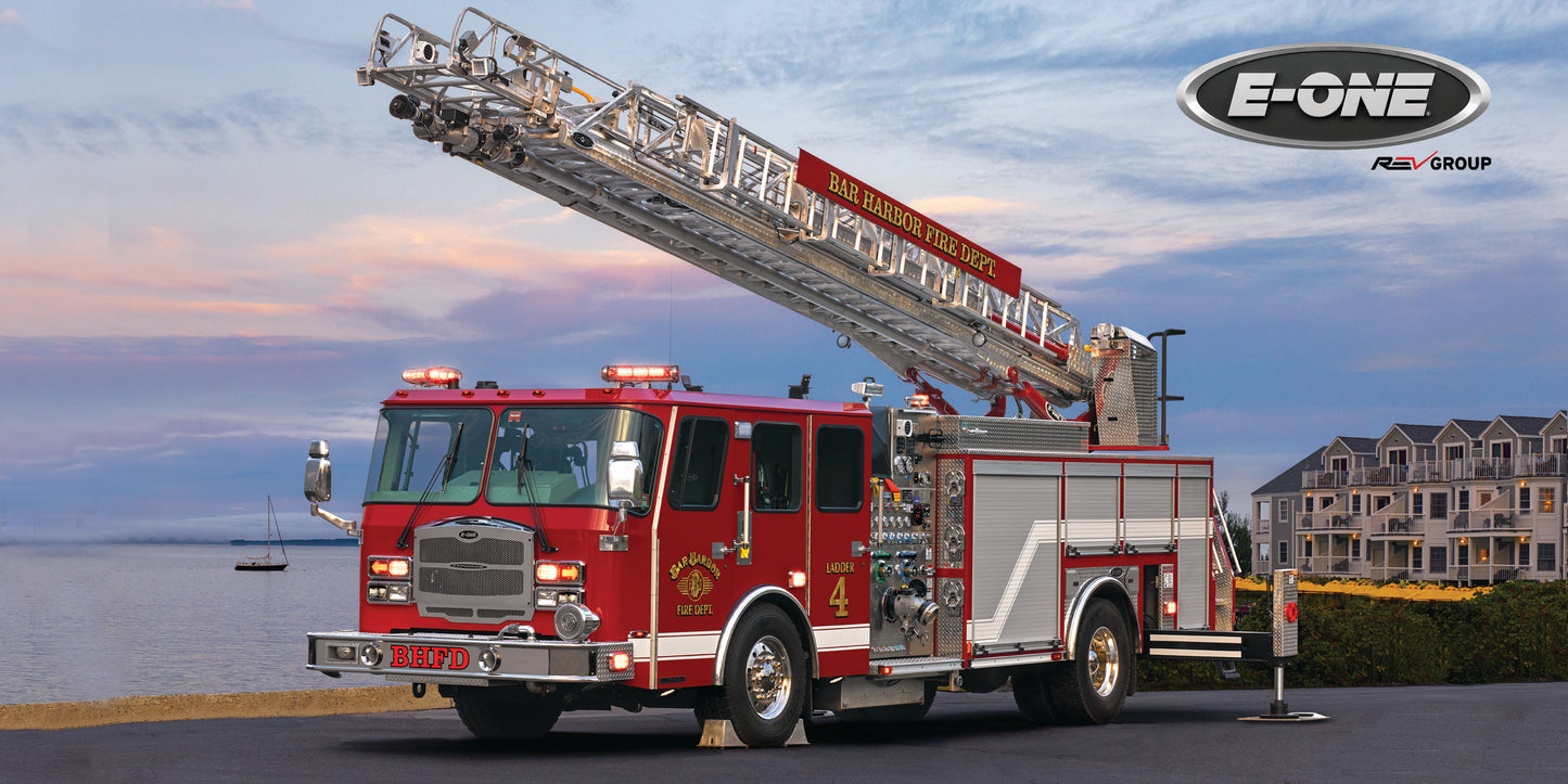 E-ONE Fire Truck Metal Prints